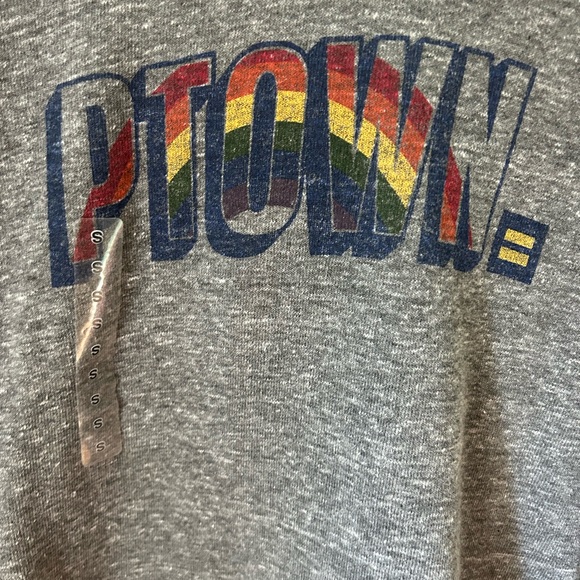 Grey Hoodie with Colorful Print - Picture 2 of 4